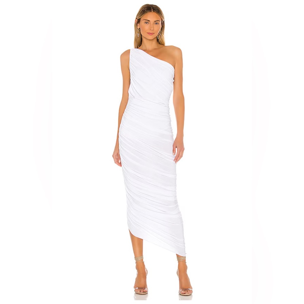 NEW WITH TAGS Norma Kamali Diana Dress in Snow White